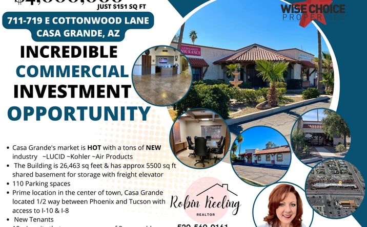 Pictures of Office property located at 711 E Cottonwood Ln, Casa Grande, AZ 85122 for sales - image #1