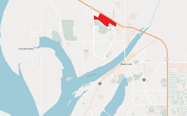 Pictures of Land property located at Central Drive & Highway 17, Moses Lake, WA 98837 for sales - image #1