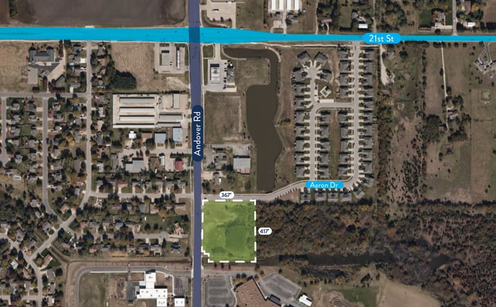 Pictures of Land property located at 1846 N Andover Rd, Andover, KS 67002 for sales - image #1