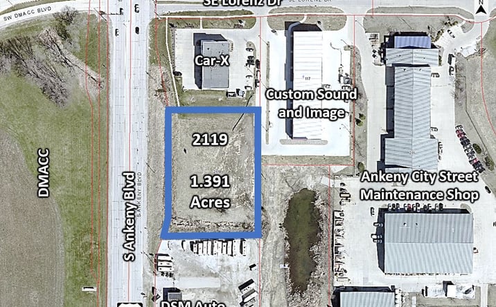 Pictures of Land property located at 2119 S Ankeny Blvd, Ankeny, IA 50023 for sales - image #1