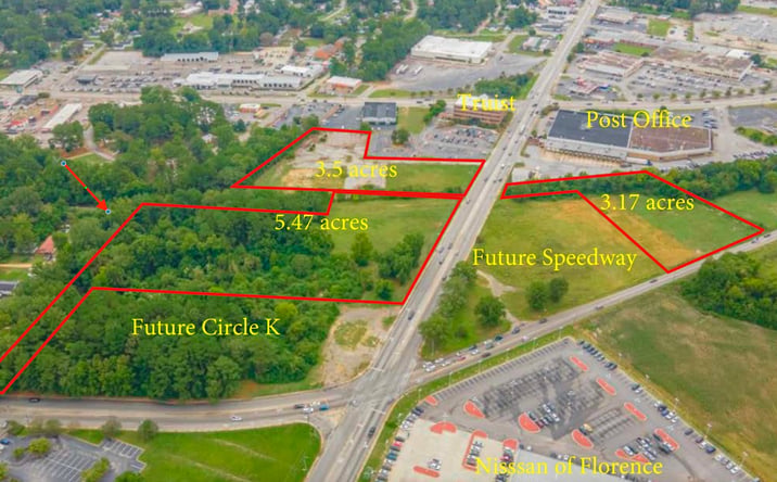 Pictures of Land property located at 210 N Cashua Dr, Florence, SC 29501 for sales - image #1