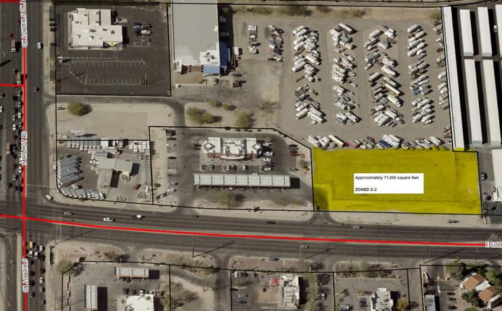 Pictures of Land property located at 6391-6415 E Golf links Rd, Tucson, AZ 85730 for sales - image #1