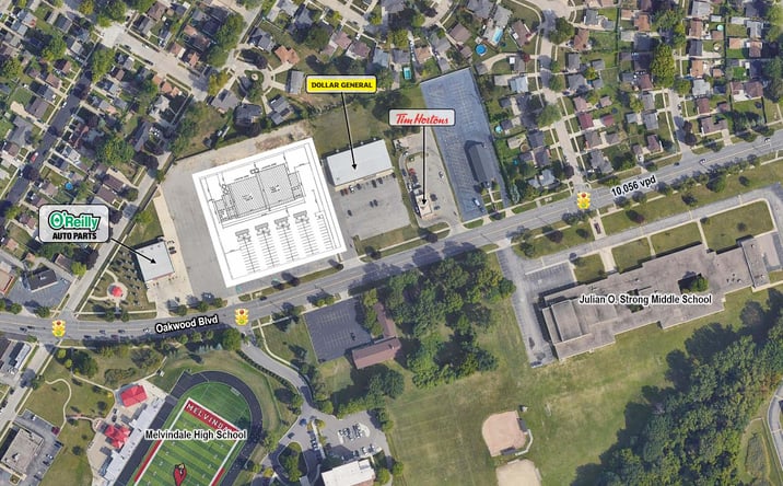 Pictures of Retail, Land property located at 3600 Oakwood Blvd, Melvindale, MI 48122 for sales - image #1