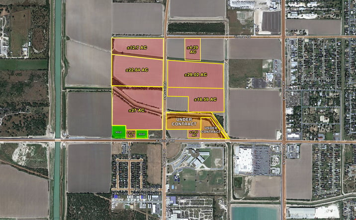 Pictures of Land property located at 134.37 Acres-S. McColl Rd, McAllen, TX 78501 for sales - image #1