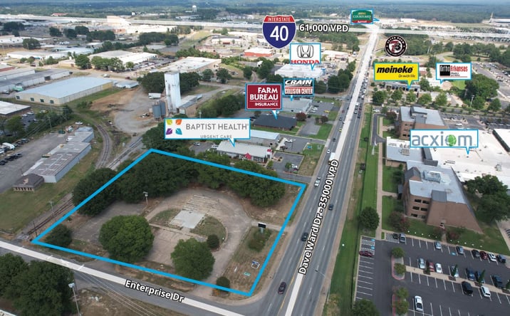 Pictures of Land property located at 870 Enterprise Ave, Conway, AR 72032 for sales - image #1