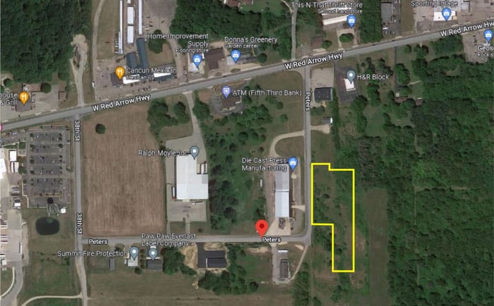 Pictures of Land, Industrial property located at 1 Kasper Drive, Paw Paw, MI 49079 for sales - image #1