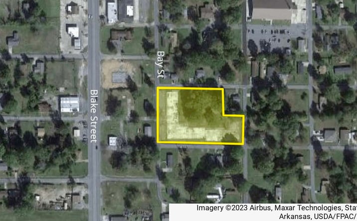 Pictures of Land property located at 1501 S Bay St, Pine Bluff, AR 71603 for sales - image #1