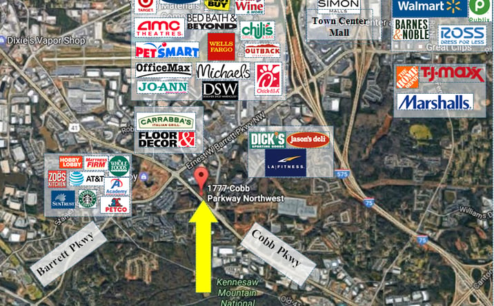 Pictures of Land property located at 1777 Cobb Pkwy NW, Kennesaw, GA 30152 for sales - image #1