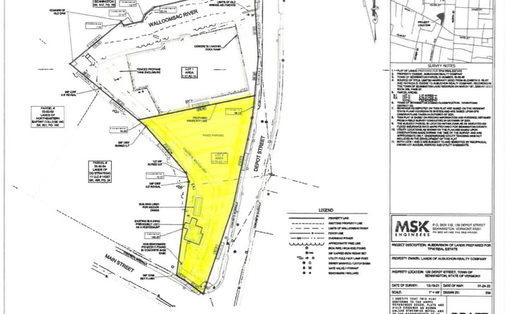 Pictures of Retail property located at 100 Depot St, Bennington, VT 05201 for sales - image #1