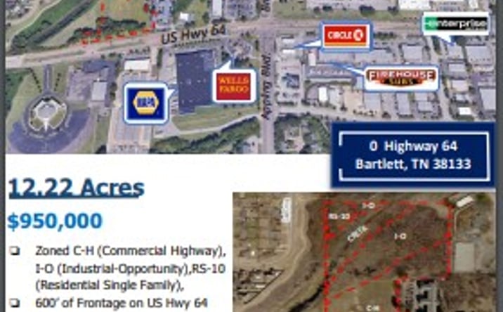 Pictures of Land property located at US-64, Memphis, TN 38133 for sales - image #1