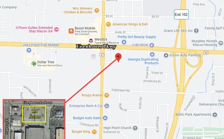 Pictures of Land property located at 1250 Eisenhower Pkwy, Macon, GA 31206 for sales - image #1