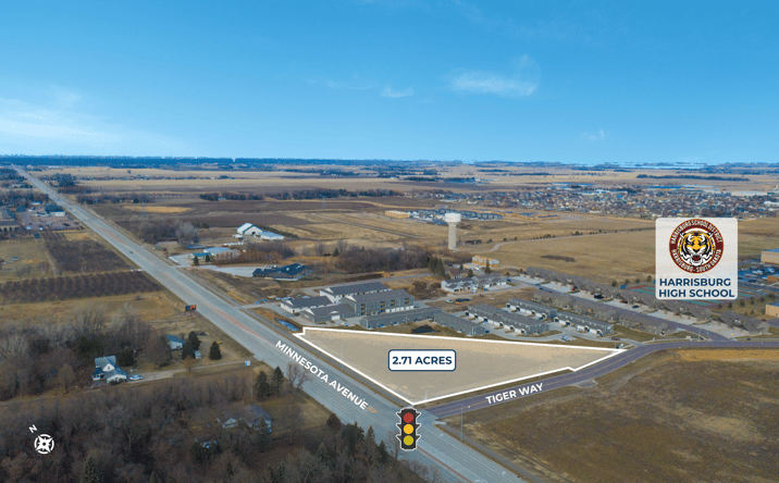Pictures of Land property located at Northeast Corner SD Hwy 115 and West Willow Avenue, Harrisburg, SD 57032 for sales - image #1