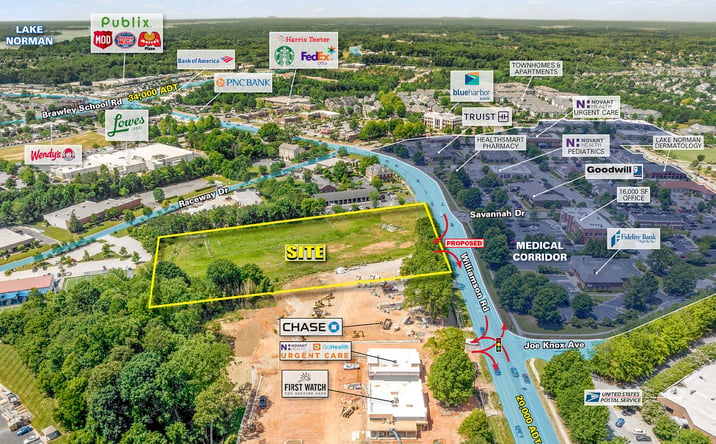 Pictures of Retail, Land property located at 211 Williamson Rd, Mooresville, NC 28117 for sales - image #1