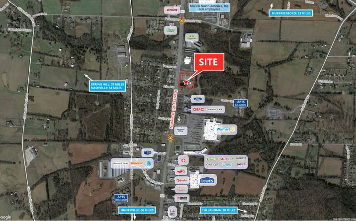 Pictures of Land property located at 2022 N Main St, Shelbyville, TN 37160 for sales - image #1