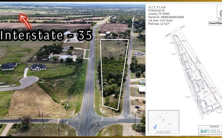 Pictures of Land, Mixed Use, Retail property located at N Houston St, Lorena, TX 76655 for sales - image #1