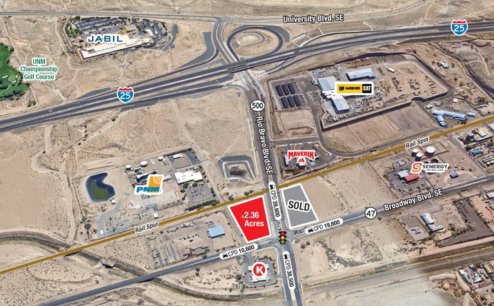 Pictures of Land property located at Broadway Blvd & Rio Bravo Blvd, Albuquerque, NM 87105 for sales - image #1