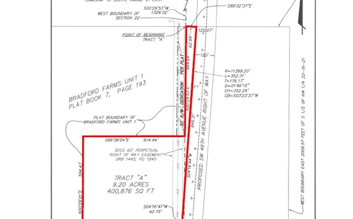 Pictures of Land property located at 4900 SW 95th Street and SW 49th Avenue, Ocala, FL 34476 for sales - image #1