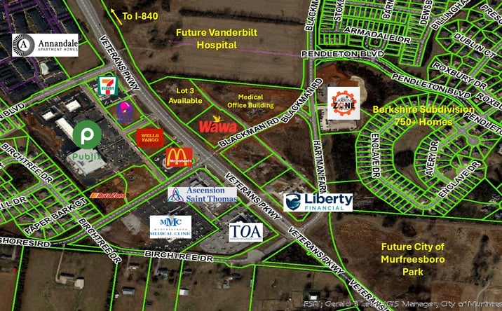 Pictures of Land property located at Veterans Pkwy @ I-840, Millington, TN 38053 for sales - image #1