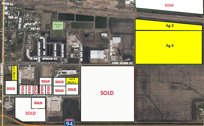Pictures of Land property located at Rural Address, Mapleton, ND 58059 for sales - image #1