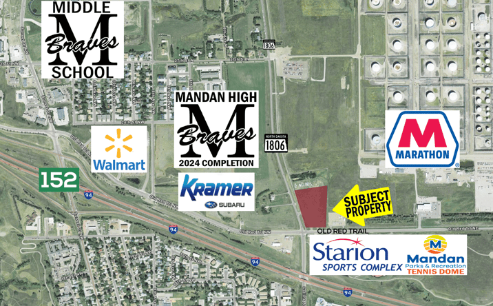 Pictures of Land property located at 100 Old Red Trail, Mandan, ND 58554 for sales - image #1