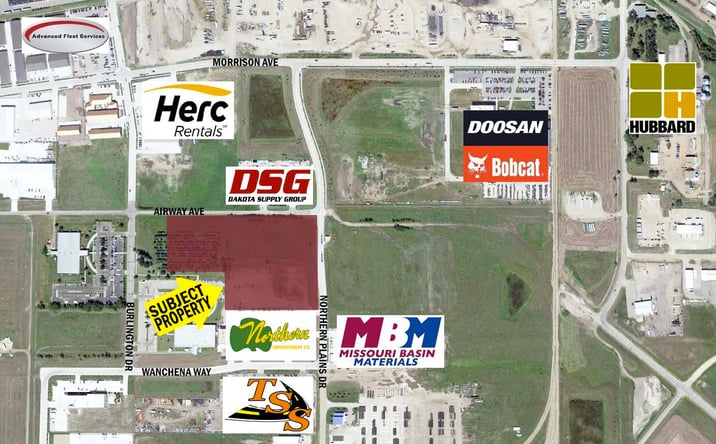 Pictures of Land property located at 3207 Airway Avenue- 11.4 Acres, Bismarck, ND 58504 for sales - image #1