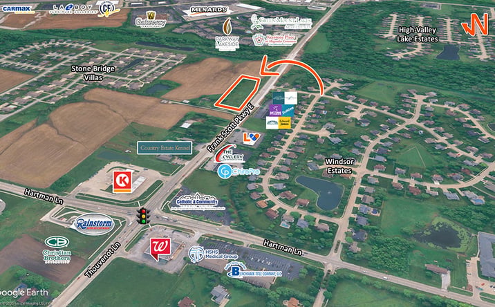 Pictures of Land property located at 1202 Frank Scott Parkway, O'Fallon, IL 62269 for sales - image #1