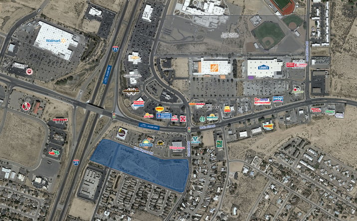 Pictures of Land, Retail property located at SEC Of I-25 & HWY 6, Los Lunas, NM 87031 for sales - image #1
