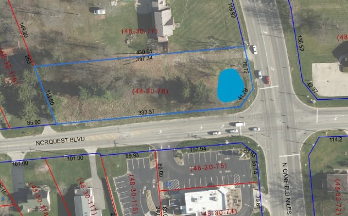 Pictures of Land property located at Canfield Niles Rd, Austintown, OH 44515 for sales - image #1