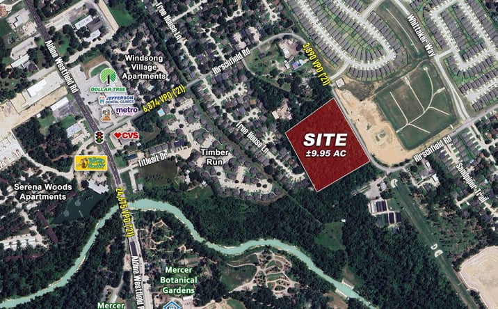 Pictures of Land property located at Hirschfield Rd, Spring, TX 77373 for sales - image #1