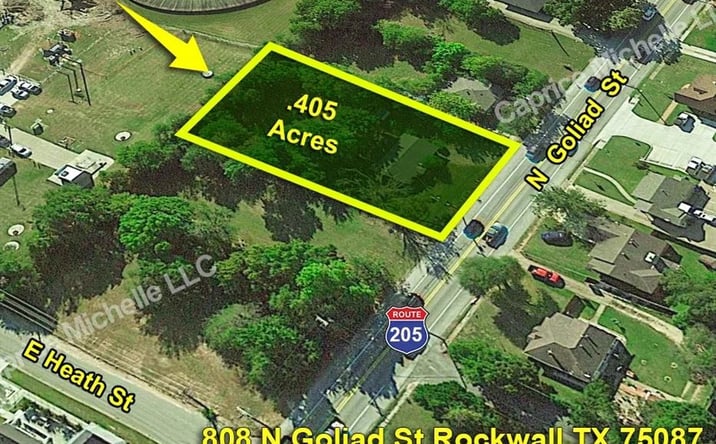 Pictures of Office, Land property located at 808 N Goliad St, Rockwall, TX 75087 for sales - image #1