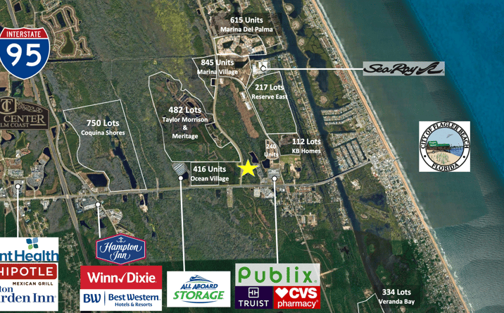 Pictures of Land property located at 7265 Colbert Ln, Flagler Beach, FL 32136 for sales - image #1