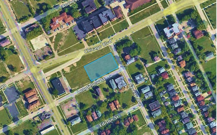 Pictures of Land property located at 3421 W Chicago, Detroit, MI 48206 for sales - image #1
