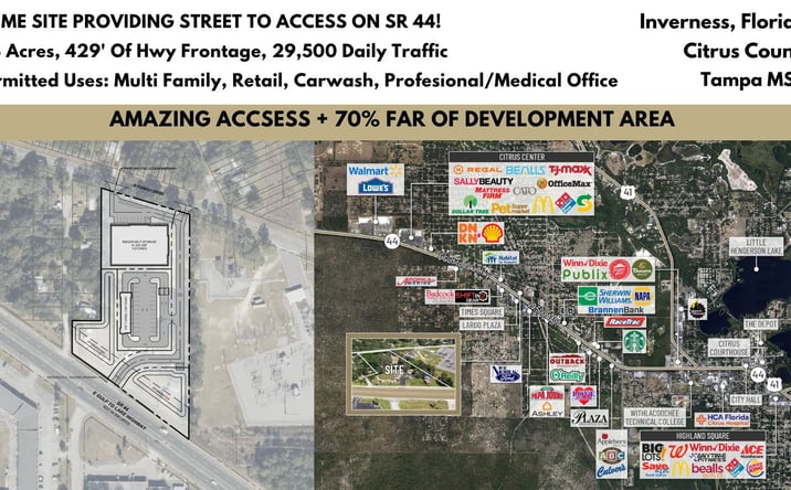 Pictures of Land property located at 3865 E Gulf to Lake Hwy, Inverness, FL 34453 for sales - image #1