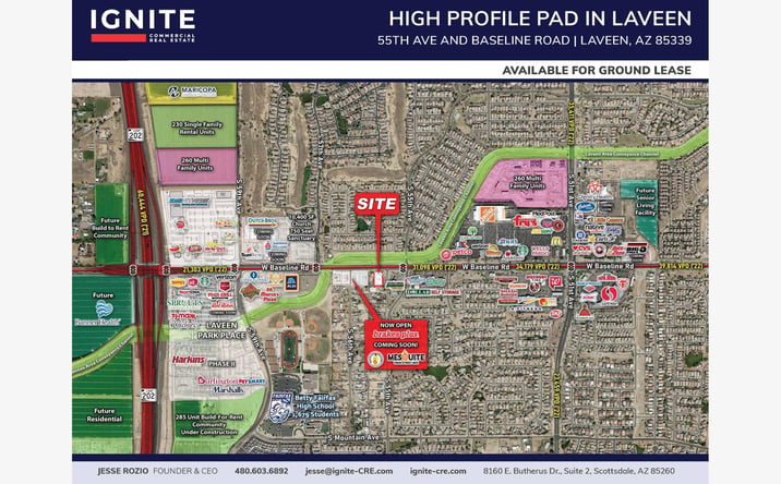 Pictures of Land property located at 55th Ave And Baseline Road, Laveen, AZ 85339 for sales - image #1