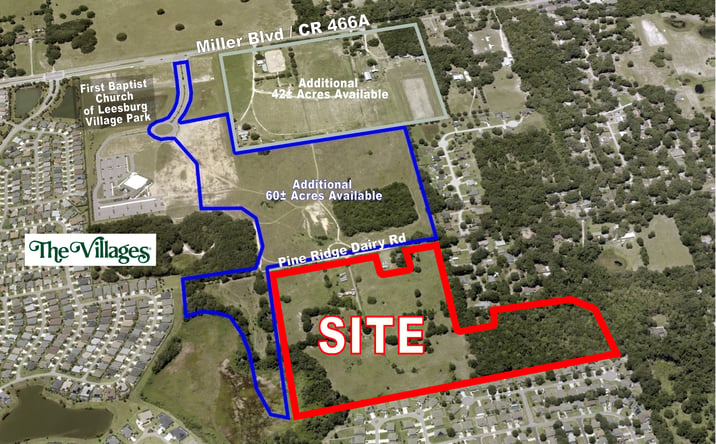 Pictures of Land property located at Pine Ridge Dairy Rd, Fruitland Park, FL 34731 for sales - image #1