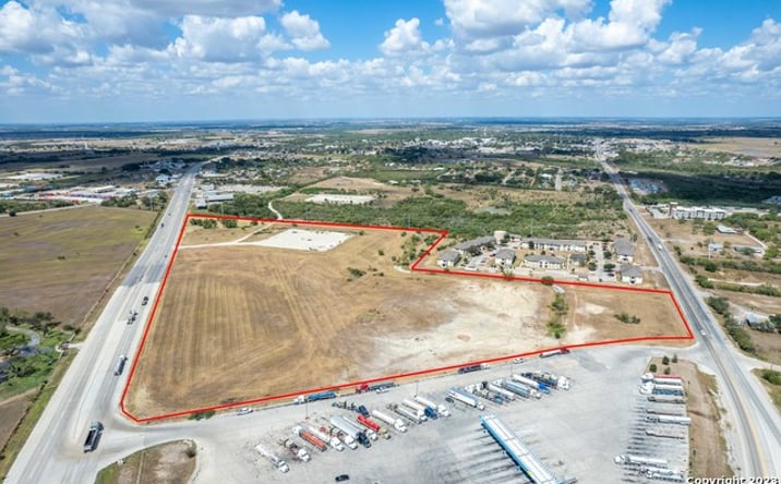 Pictures of Industrial, Land property located at +/- 3.08 ACRES Highway 181 Behind Stripes, Karnes City, TX 78118 for sales - image #1