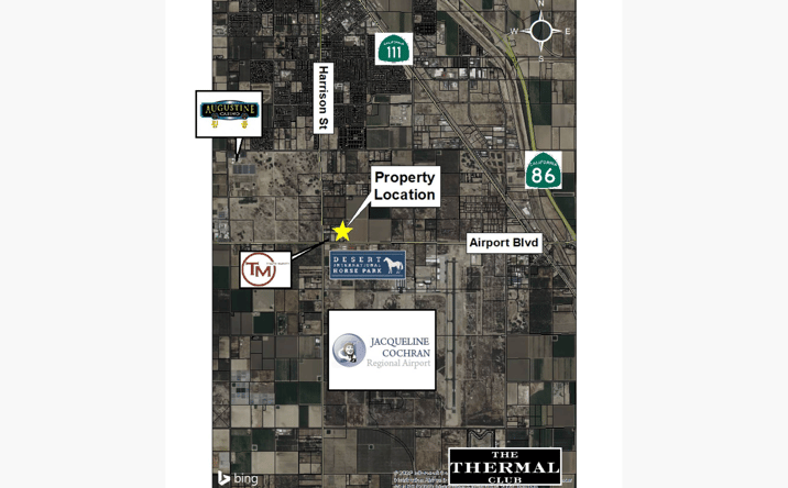 Pictures of Land property located at 85188 Airport Blvd, Thermal, CA 92274 for sales - image #1
