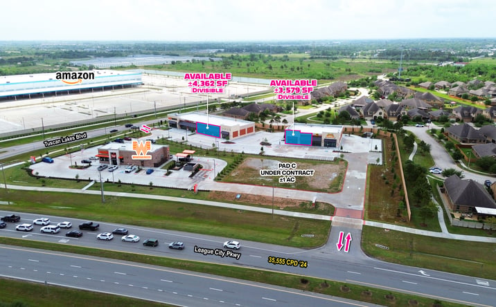 Pictures of Land, Retail property located at SWC League City Pkwy & Tuscan Lakes Blvd, League City, TX 77573 for sales - image #1