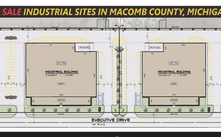 Pictures of Land property located at 50601 Executive Dr, Macomb, MI 48044 for sales - image #1