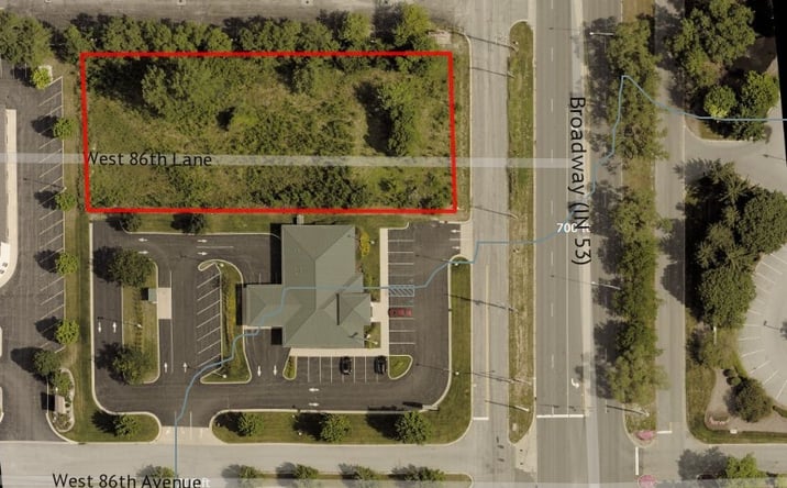 Pictures of Land property located at Broadway, Merrillville, IN 46410 for sales - image #1