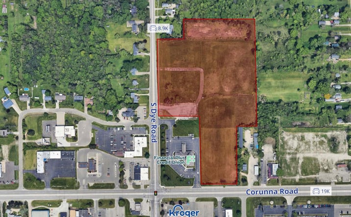 Pictures of Land property located at Corunna Road & Dye Road, Flint Township, MI 48532 for sales - image #1