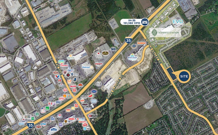 Pictures of Land property located at Cibolo Valley Dr, Schertz, TX 78108 for sales - image #1