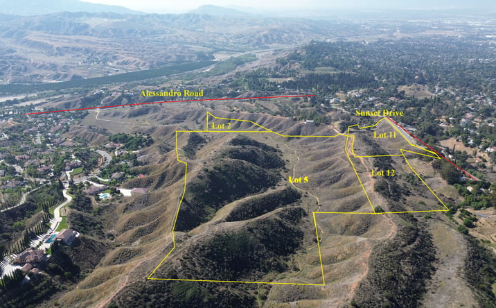 Pictures of Land property located at Sunset, Redlands, CA 92373 for sales - image #1