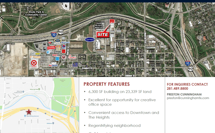 Pictures of Industrial, Land property located at 2417 Sabine St, Houston, TX 77007 for sales - image #1