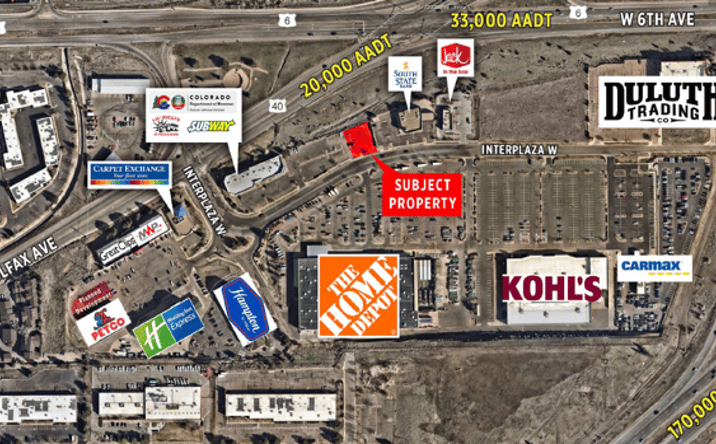 Pictures of Land, Retail property located at 16850 W Colfax Ave, Golden, CO 80401 for sales - image #1