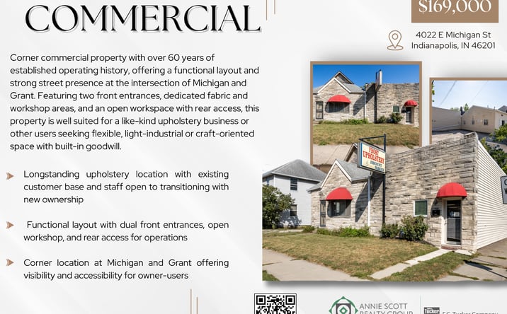 Pictures of Retail property located at 4022 E Michigan St, Indianapolis, IN 46201 for sales - image #1