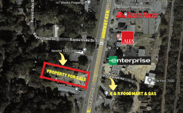 Pictures of Land property located at 319 Saraland Blvd N, Saraland, AL 36571 for sales - image #1