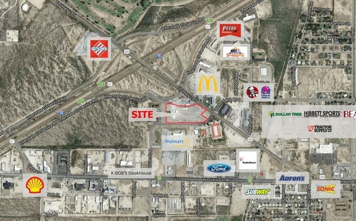 Pictures of Land property located at 2501 Interstate 10 Service Rd, Fort Stockton, TX 79735 for sales - image #1