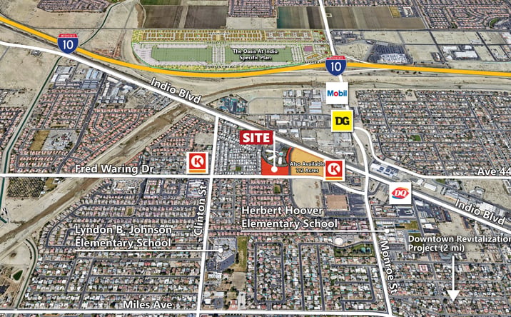 Pictures of Land, Multifamily, Retail property located at Hoover St, Indio, CA 92201 for sales - image #1