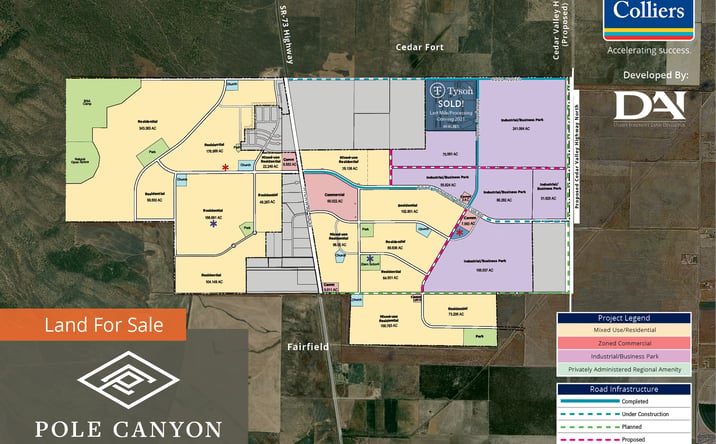 Pictures of Land property located at 4000 N. Cedar Valley Hwy, Eagle Mountain, UT 84103 for sales - image #1